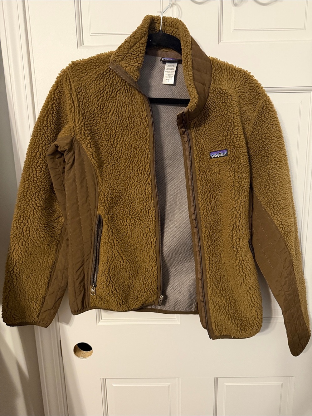 Patagonia Women’s  Brown Sherpa Puffer Jacket